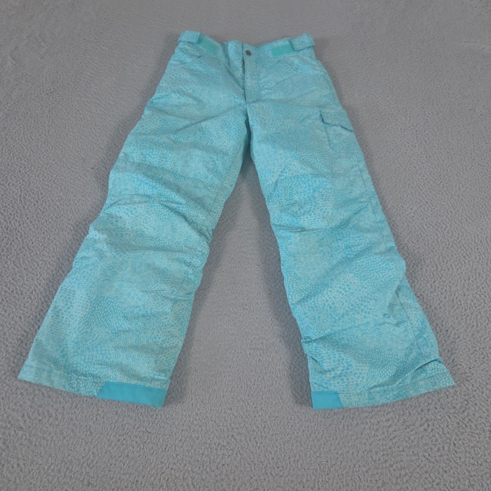 Columbia Pants Kids M 10/12 Blue Starchaser Peak III Pattern Straight Leg Snow